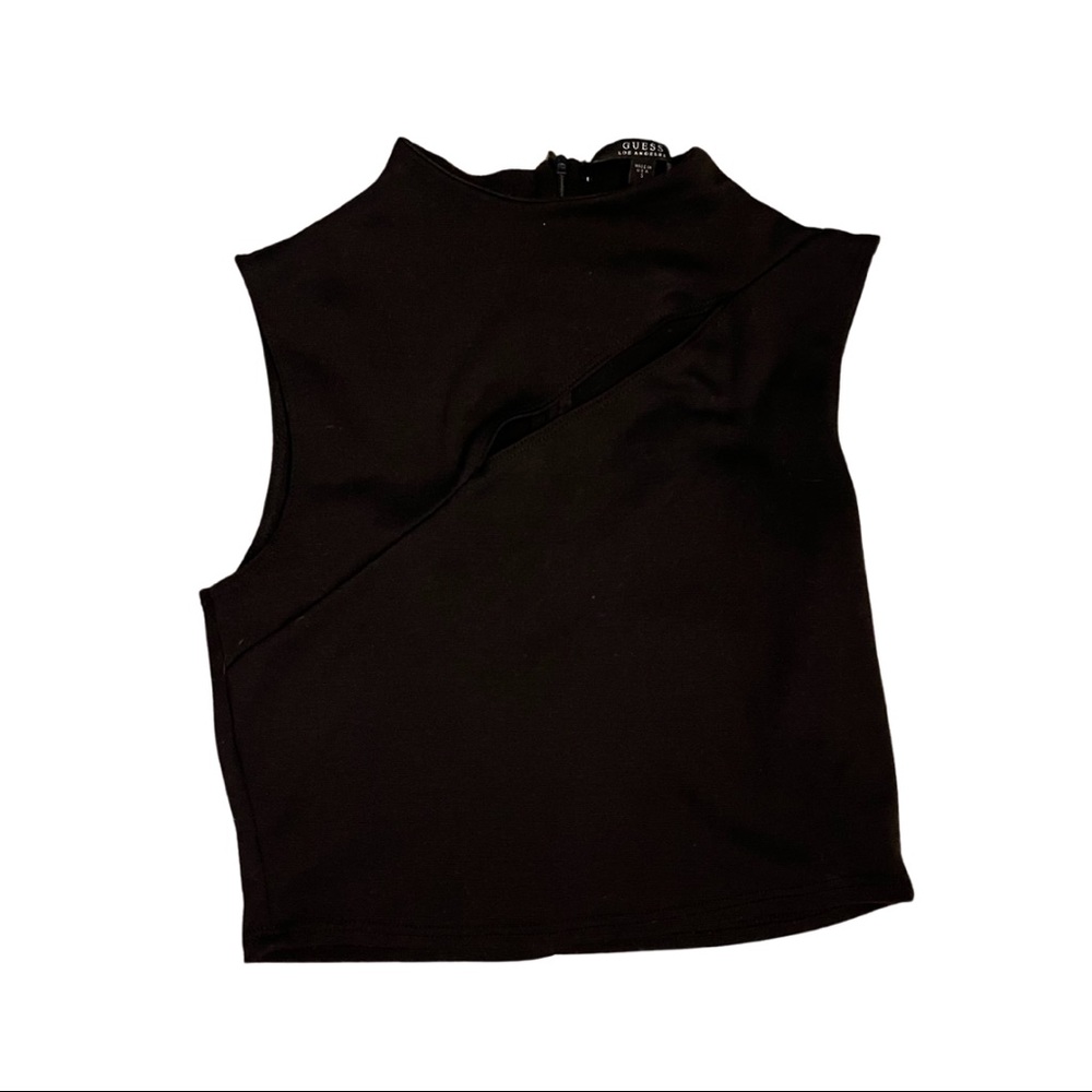 Black cropped shirt